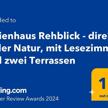 Rehblick - Direkt In Der Natur, Mit Lesezimmer Und Zwei Terrassen בית נופש פרידריכרודה