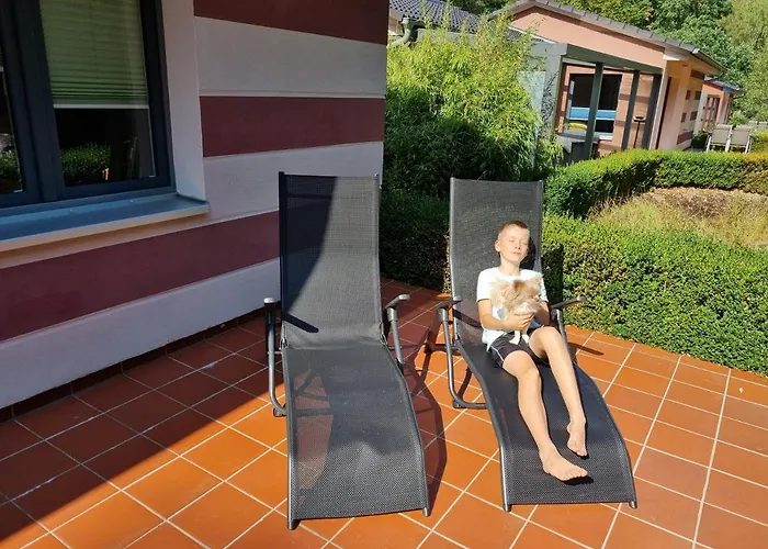 Rehblick - Direkt In Der Natur, Mit Lesezimmer Und Zwei Terrassen * פרידריכרודה