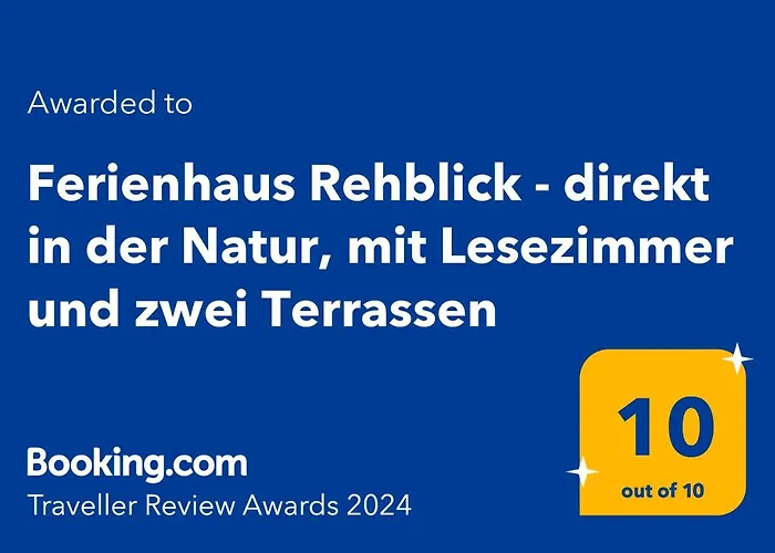 Rehblick - Direkt In Der Natur, Mit Lesezimmer Und Zwei Terrassen בית נופש פרידריכרודה